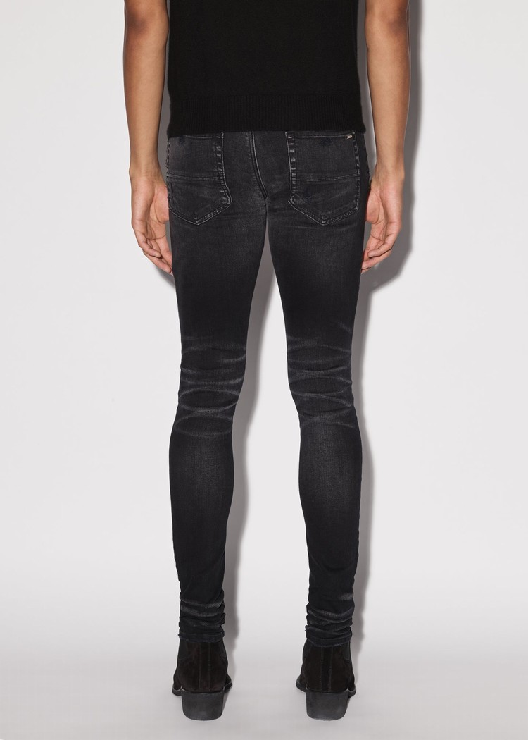 Amiri Stack Jeans Herr Svarta | 50741-IFWH