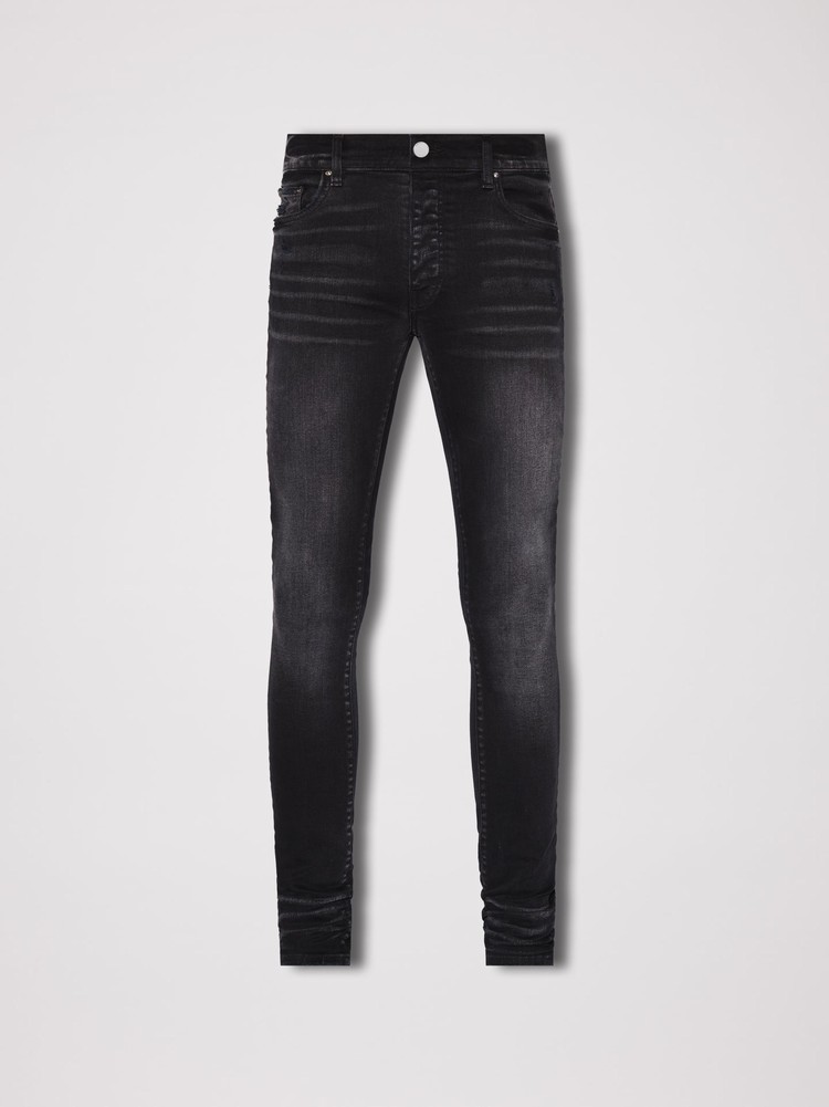 Amiri Stack Jeans Herr Svarta | 50741-IFWH