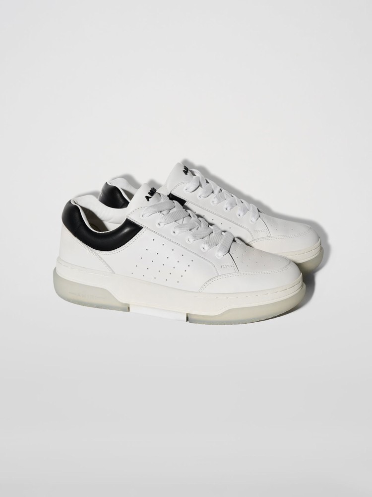 Amiri Stadium Low Sneakers Herr Vita Svarta | 61349-FWUX