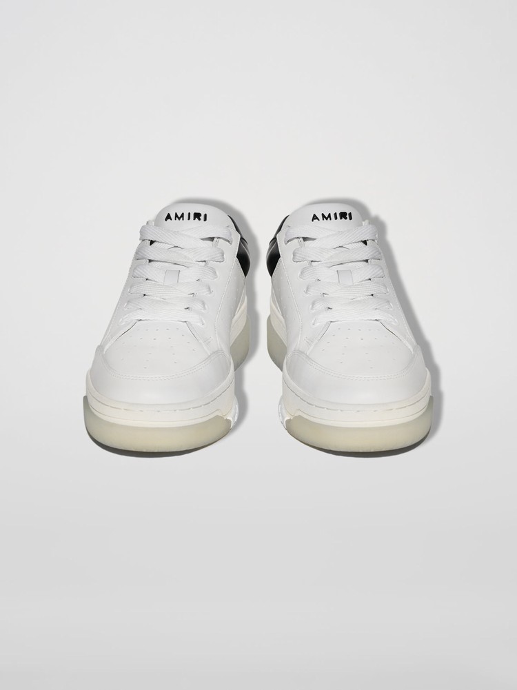 Amiri Stadium Low Sneakers Herr Vita Svarta | 61349-FWUX