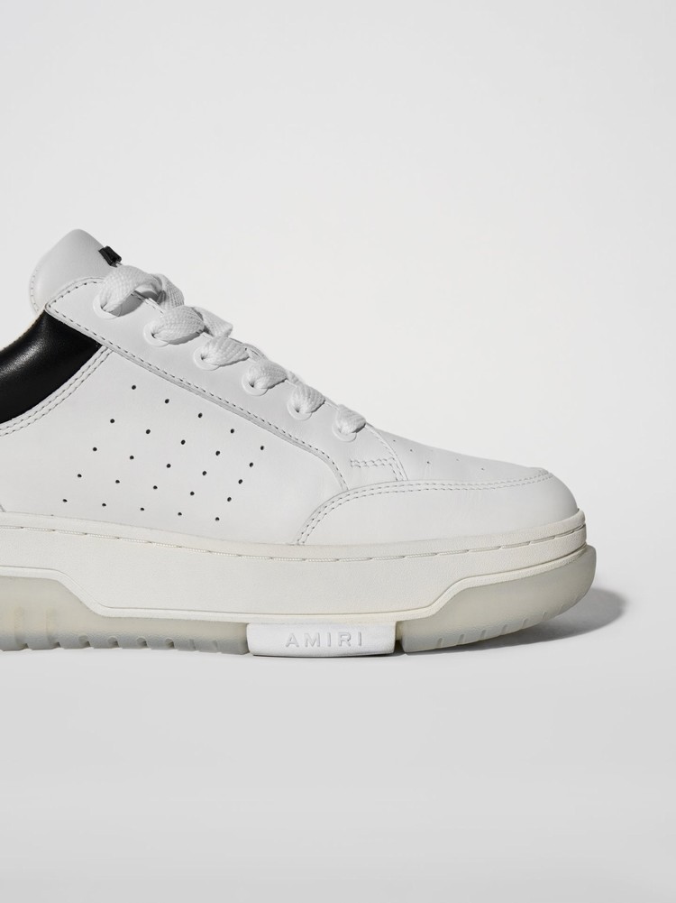 Amiri Stadium Low Sneakers Herr Vita Svarta | 61349-FWUX