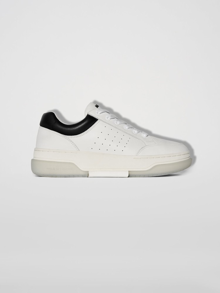 Amiri Stadium Low Sneakers Herr Vita Svarta | 61349-FWUX