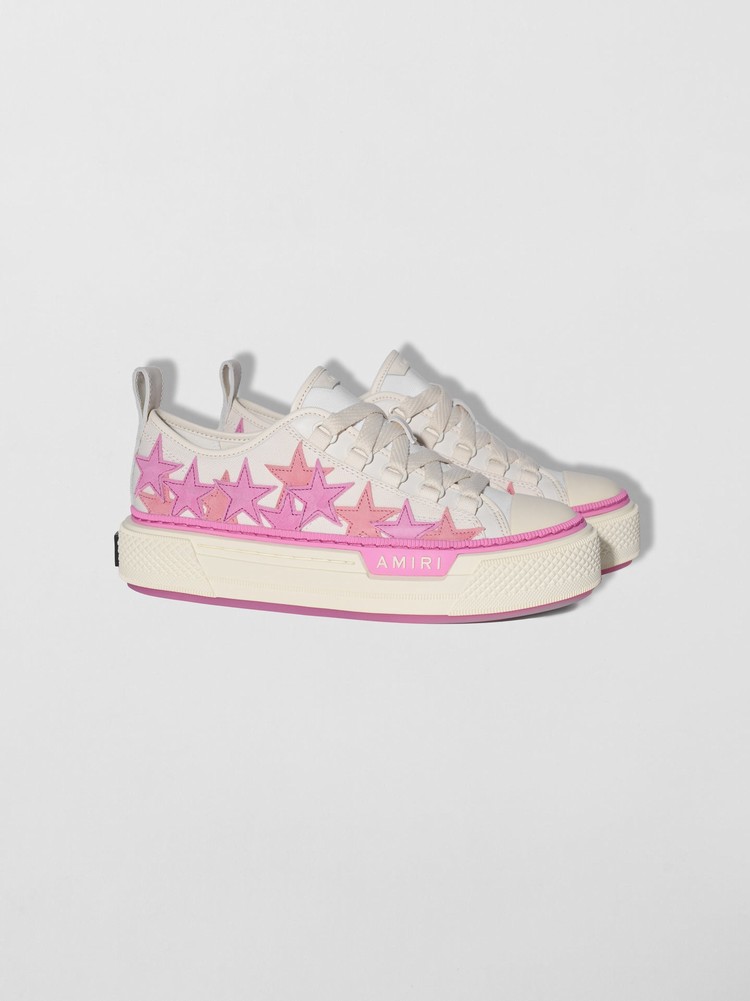 Amiri Stars Court Low Sneakers Dam Vita Rosa | 71390-JNPK