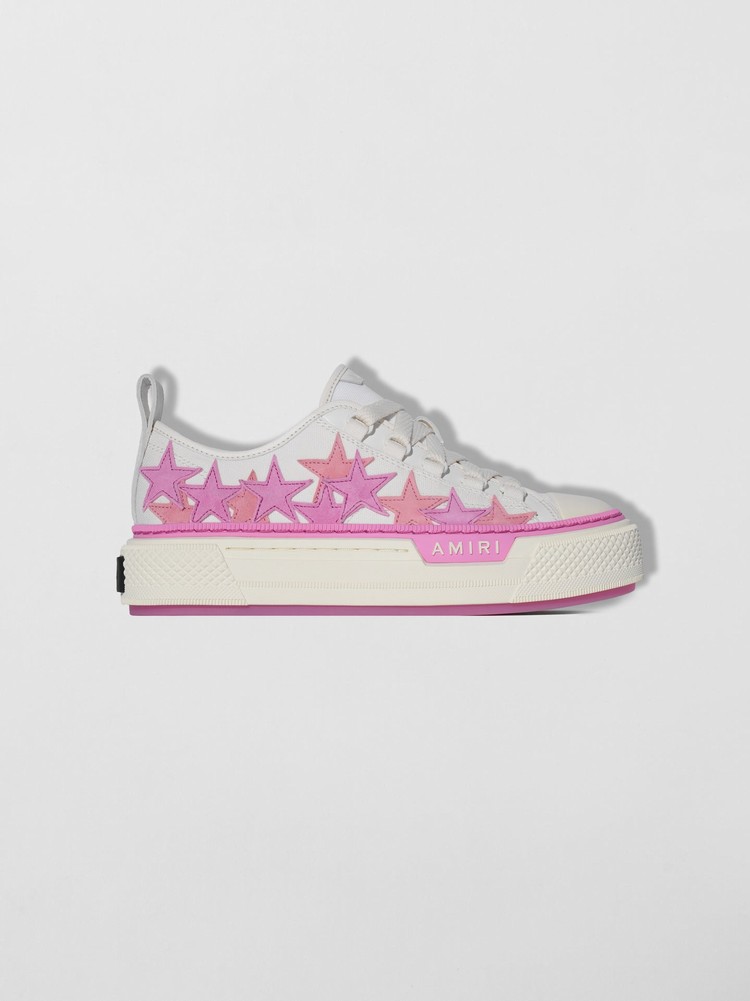 Amiri Stars Court Low Sneakers Dam Vita Rosa | 71390-JNPK