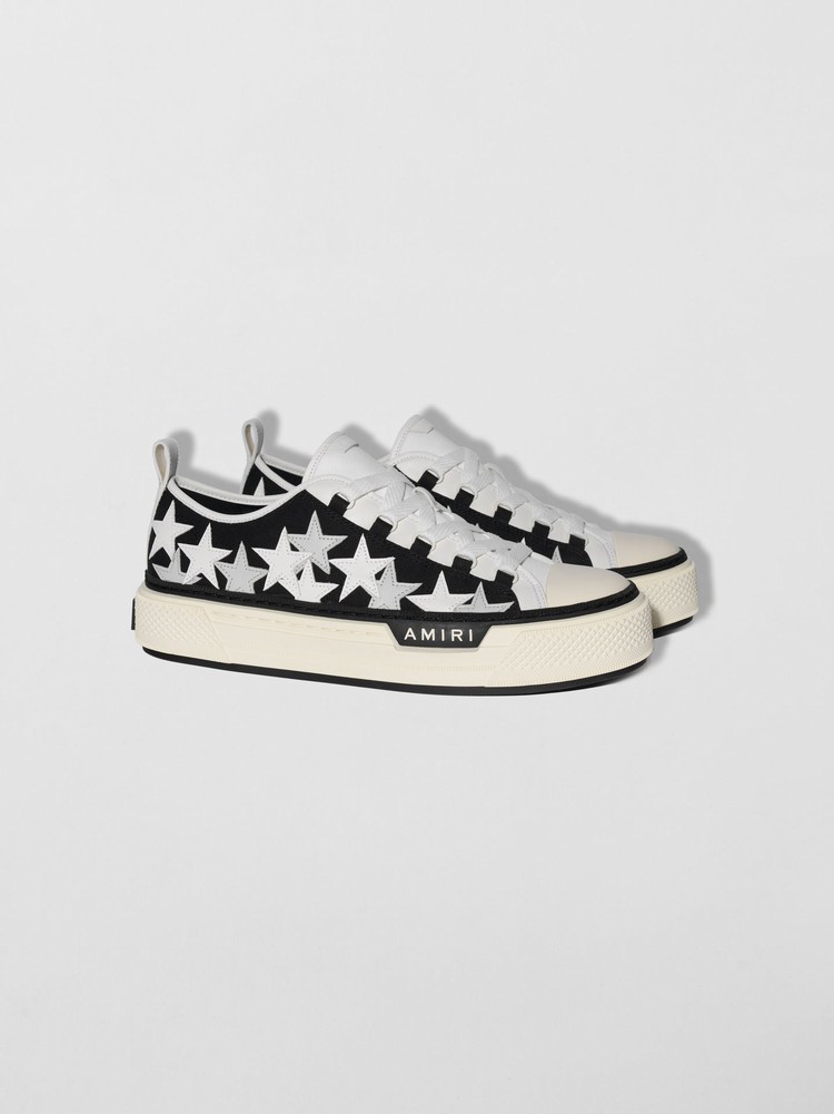 Amiri Stars Court Low Sneakers Herr Svarta | 43926-UXHY