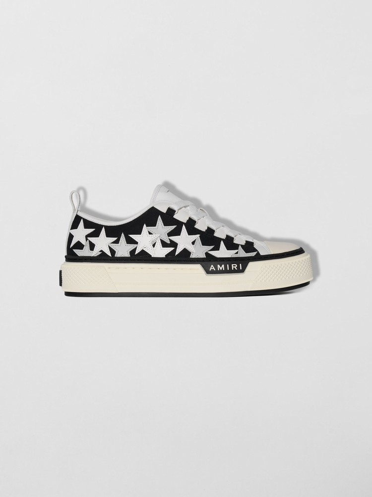 Amiri Stars Court Low Sneakers Herr Svarta | 43926-UXHY