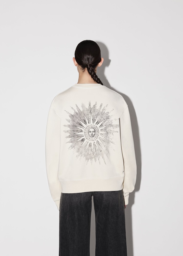 Amiri Sun Crewneck Tröjor Dam Vita | 20145-ECHN