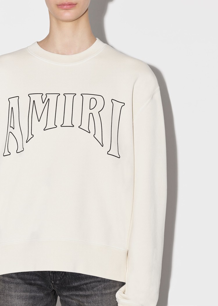 Amiri Sun Crewneck Tröjor Dam Vita | 20145-ECHN