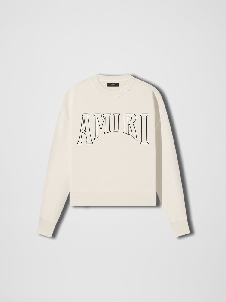 Amiri Sun Crewneck Tröjor Dam Vita | 20145-ECHN