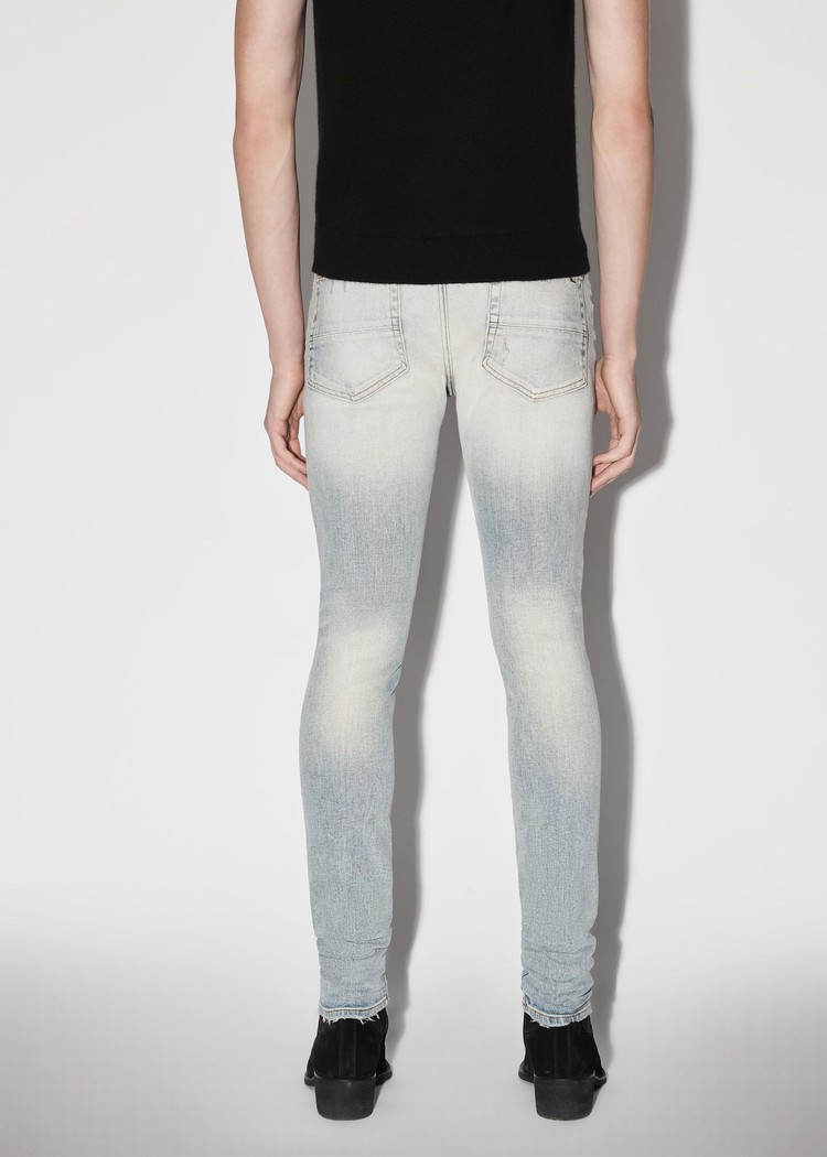 Amiri Tie Dye Mx1 Jeans Herr Grå Indigo | 18704-XRCK