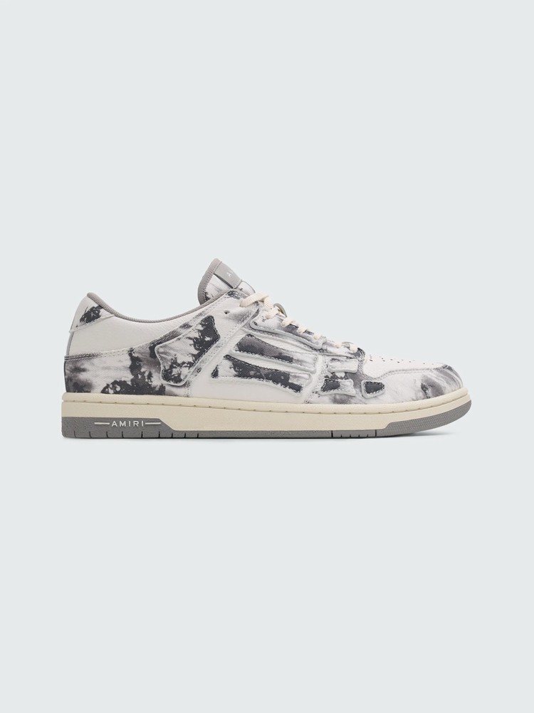 Amiri Tie Dye Skel Top Low Sneakers Herr Grå | 30641-LWXI