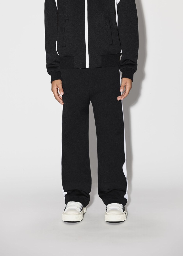 Amiri Track Jersey Sweatpants Barn Svarta | 90156-URMX