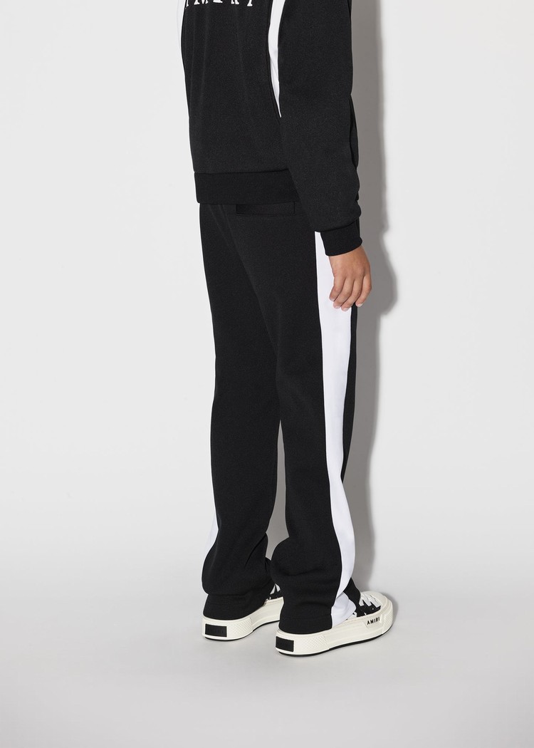 Amiri Track Jersey Sweatpants Barn Svarta | 90156-URMX