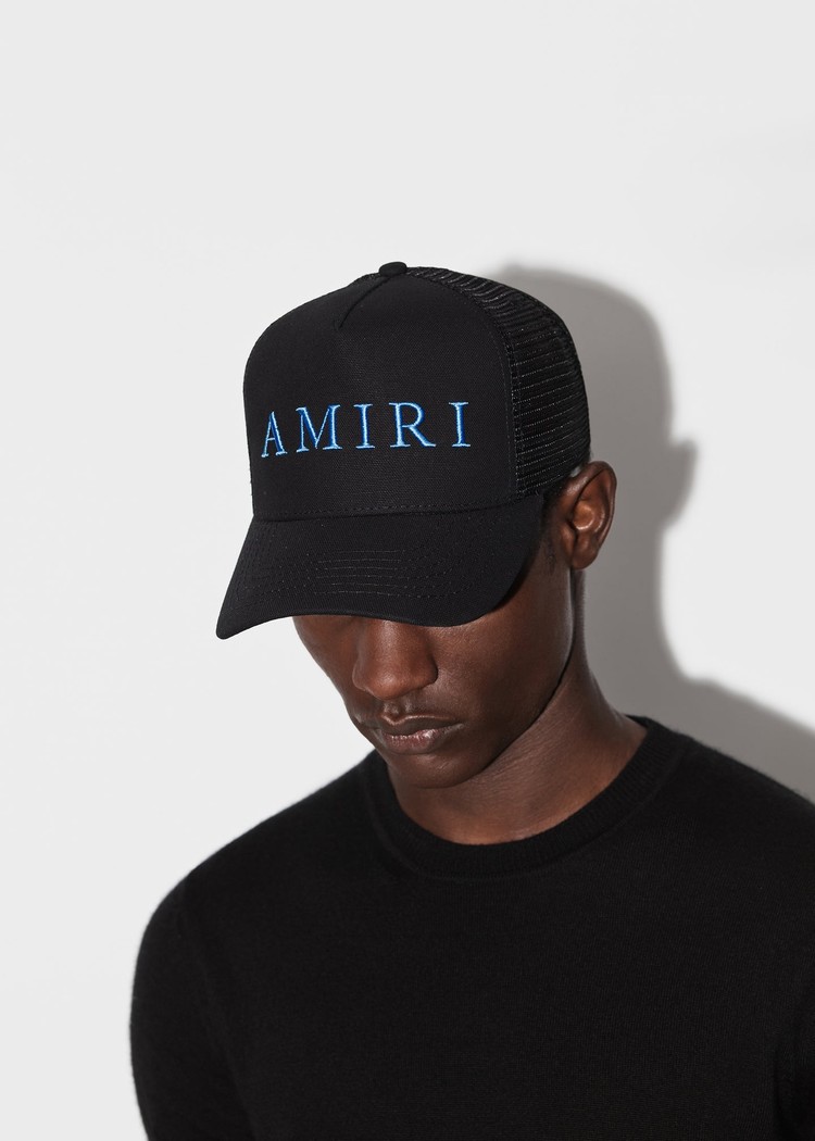 Amiri Trucker Hatt Svarta Blå | 29638-KQVL