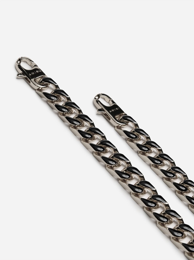 Amiri Wallet Chain Smycken Silver | 21087-OLQF