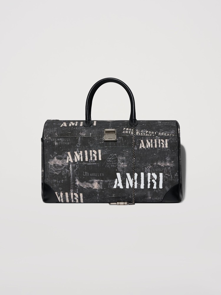 Amiri Washed Canvas Jumbo Jax Väska Svarta | 51806-TVBQ