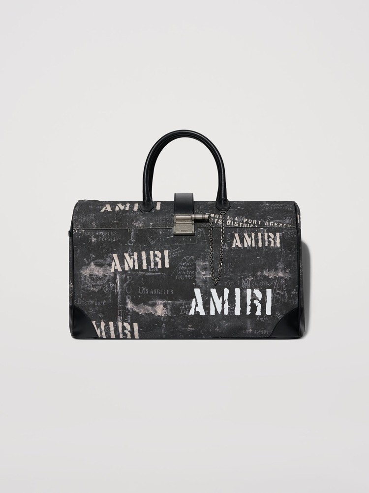 Amiri Washed Canvas Jumbo Jax Väska Svarta | 51806-TVBQ