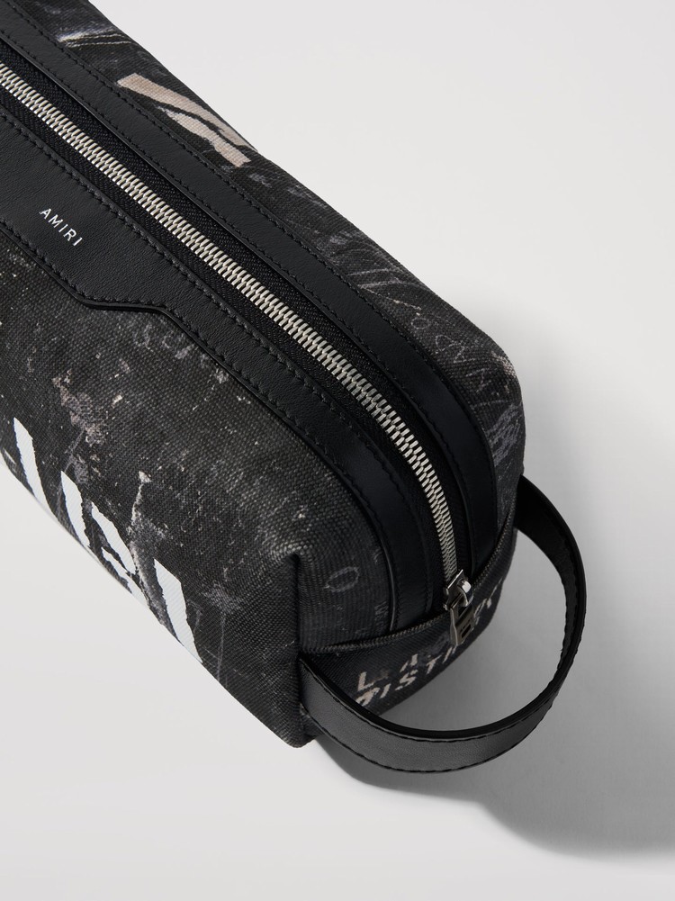 Amiri Washed Dopp Kit Case Påse Svarta | 84315-JONE