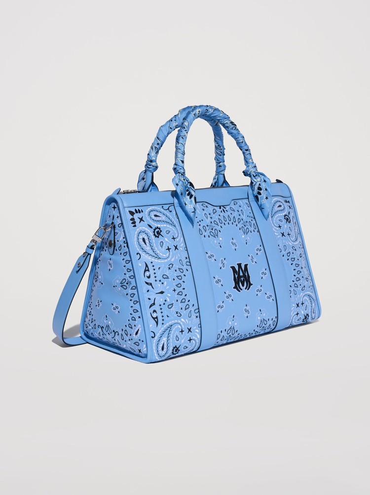 Amiri Weekender Bandana Väska Blå | 51483-KOEJ