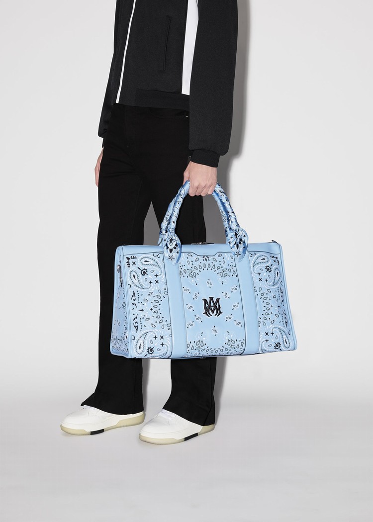 Amiri Weekender Bandana Väska Blå | 51483-KOEJ