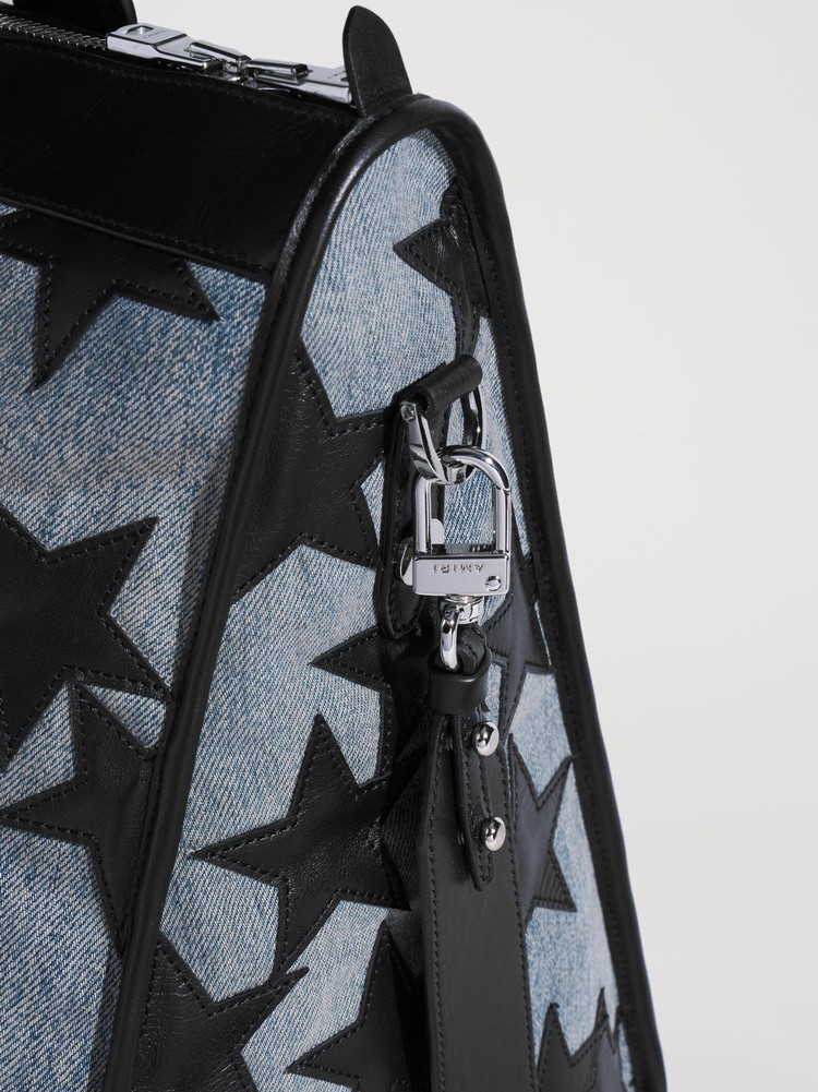 Amiri Weekender Stars Väska Indigo Svarta | 60857-DQMI