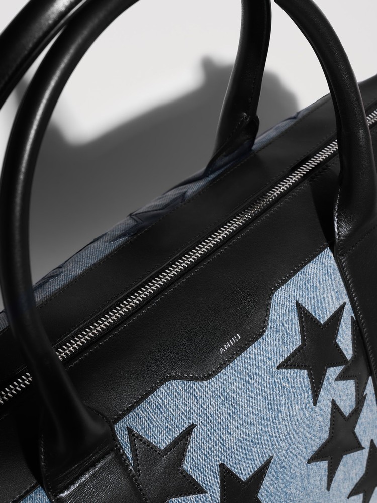 Amiri Weekender Stars Väska Indigo Svarta | 60857-DQMI