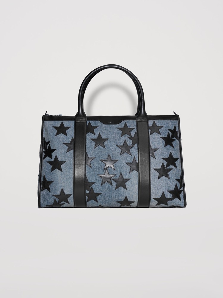 Amiri Weekender Stars Väska Indigo Svarta | 60857-DQMI